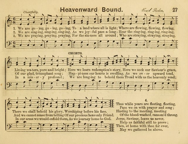 The Sweet Singer: a collection of hymns and tunes for Sunday-schools. Together with a variety suitable for day-schools, revival occasions, and the family circle page 27
