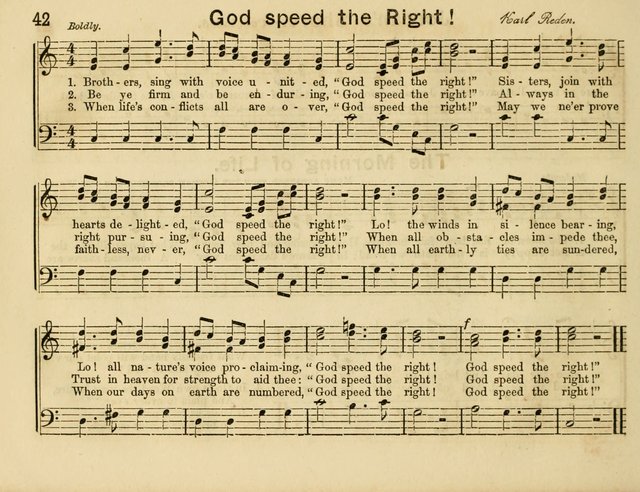 The Sweet Singer: a collection of hymns and tunes for Sunday-schools. Together with a variety suitable for day-schools, revival occasions, and the family circle page 42