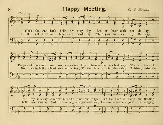 The Sweet Singer: a collection of hymns and tunes for Sunday-schools. Together with a variety suitable for day-schools, revival occasions, and the family circle page 82