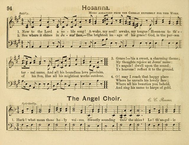 The Sweet Singer: a collection of hymns and tunes for Sunday-schools. Together with a variety suitable for day-schools, revival occasions, and the family circle page 94