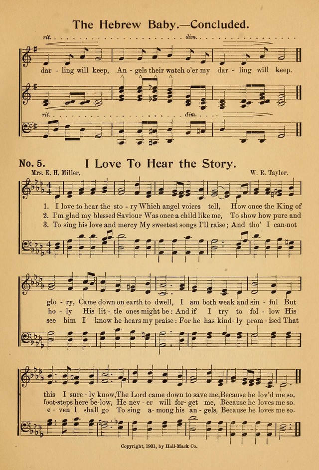 Song Stories: a collection of songs for the primary department of Sunday schools. page 14