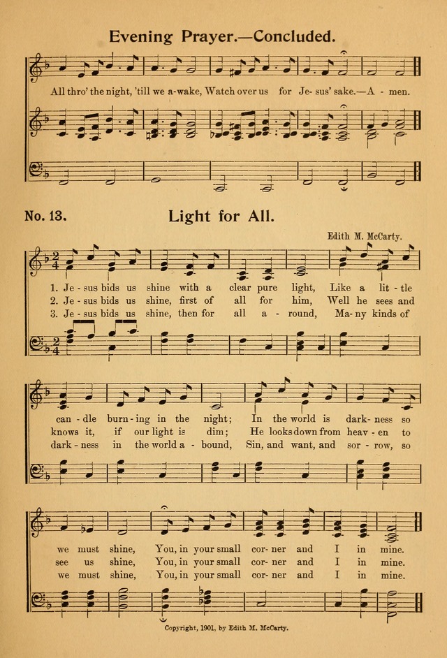 Song Stories: a collection of songs for the primary department of Sunday schools. page 22
