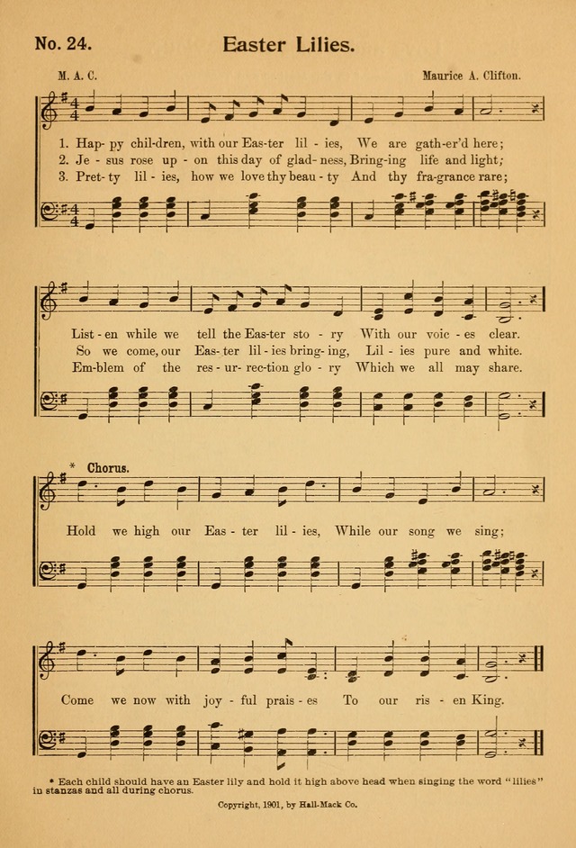 Song Stories: a collection of songs for the primary department of Sunday schools. page 34
