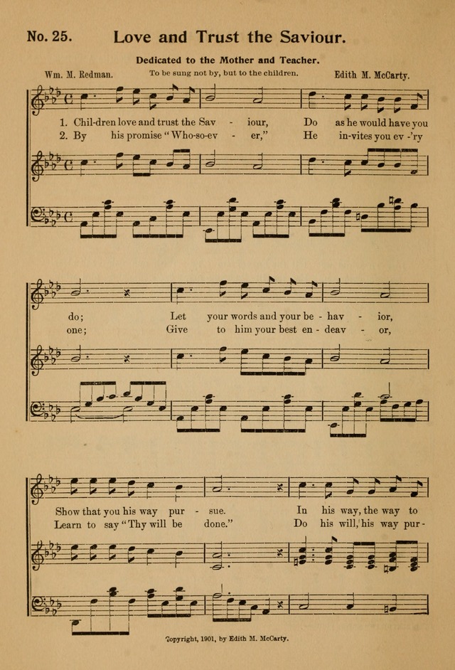 Song Stories: a collection of songs for the primary department of Sunday schools. page 35