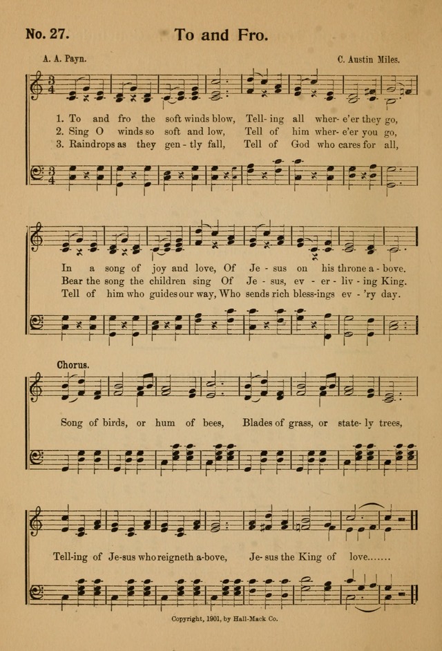 Song Stories: a collection of songs for the primary department of Sunday schools. page 37