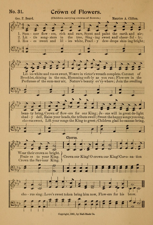 Song Stories: a collection of songs for the primary department of Sunday schools. page 41