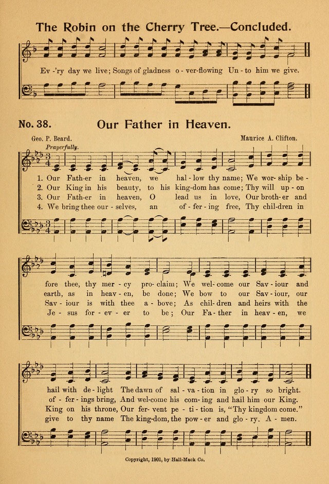 Song Stories: a collection of songs for the primary department of Sunday schools. page 48