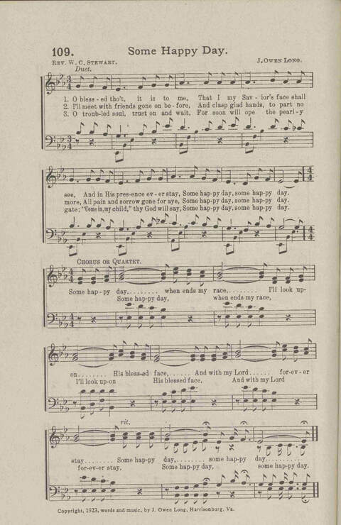 Salvation Songs: A collection of Songs and Hymns adapted to the needs of Revivals, Sabbath Schools, and Gospel Meetings Generally page 104