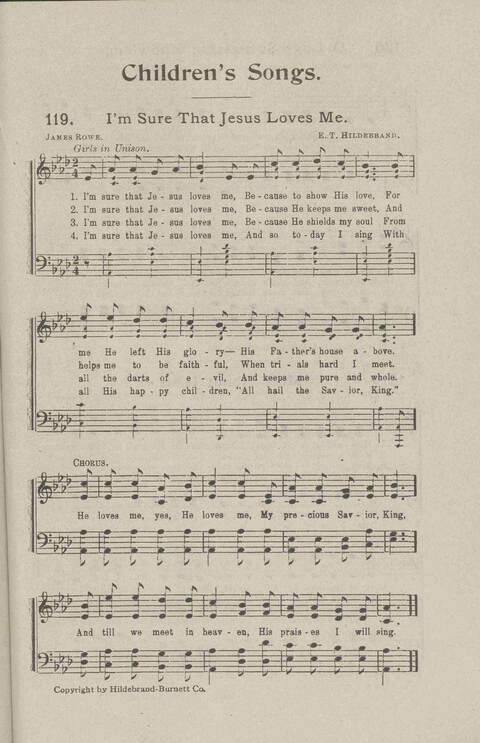 Salvation Songs: A collection of Songs and Hymns adapted to the needs of Revivals, Sabbath Schools, and Gospel Meetings Generally page 111