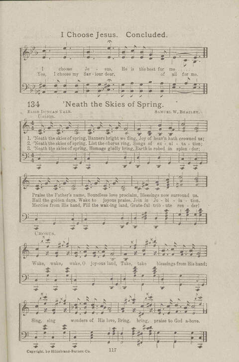 Salvation Songs: A collection of Songs and Hymns adapted to the needs of Revivals, Sabbath Schools, and Gospel Meetings Generally page 123