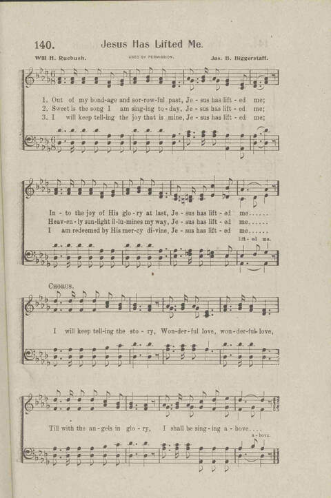 Salvation Songs: A collection of Songs and Hymns adapted to the needs of Revivals, Sabbath Schools, and Gospel Meetings Generally page 129