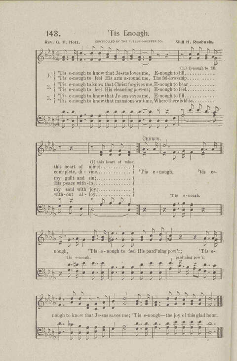 Salvation Songs: A collection of Songs and Hymns adapted to the needs of Revivals, Sabbath Schools, and Gospel Meetings Generally page 132