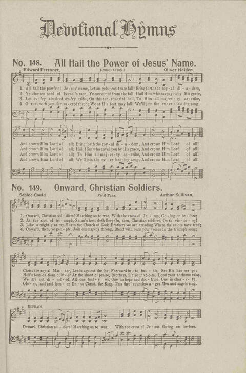 Salvation Songs: A collection of Songs and Hymns adapted to the needs of Revivals, Sabbath Schools, and Gospel Meetings Generally page 139