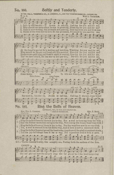 Salvation Songs: A collection of Songs and Hymns adapted to the needs of Revivals, Sabbath Schools, and Gospel Meetings Generally page 150
