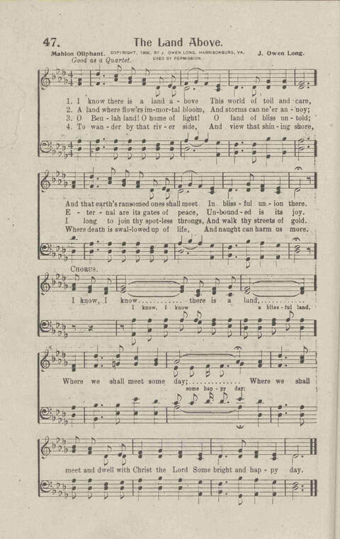 Salvation Songs: A collection of Songs and Hymns adapted to the needs of Revivals, Sabbath Schools, and Gospel Meetings Generally page 50