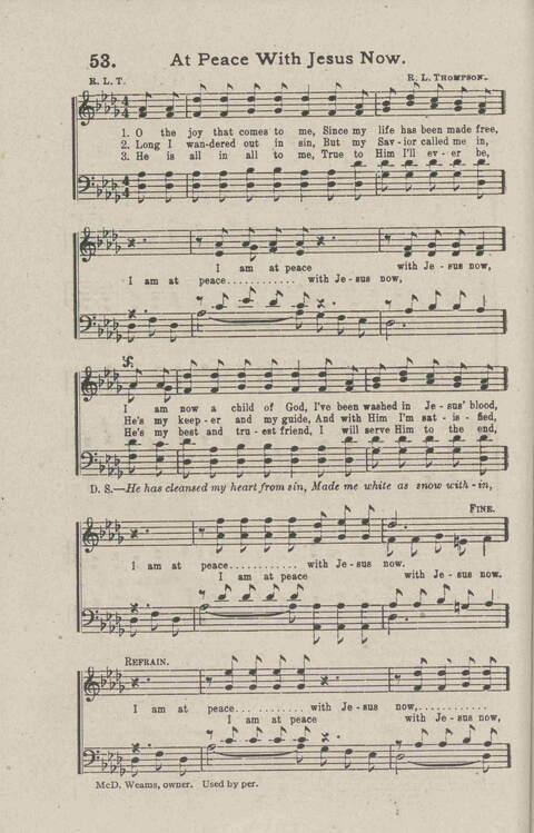 Salvation Songs: A collection of Songs and Hymns adapted to the needs of Revivals, Sabbath Schools, and Gospel Meetings Generally page 56