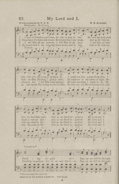Salvation Songs: A collection of Songs and Hymns adapted to the needs of Revivals, Sabbath Schools, and Gospel Meetings Generally page 70