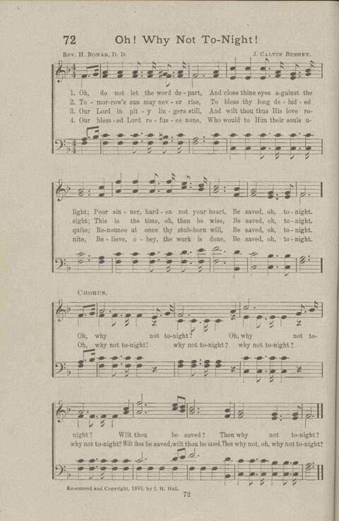 Salvation Songs: A collection of Songs and Hymns adapted to the needs of Revivals, Sabbath Schools, and Gospel Meetings Generally page 74