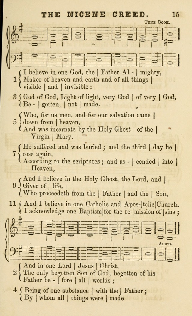 The Sunday School Chant and Tune Book: a collection of canticles, hymns and carols for the Sunday schools of the Episcopal Church page 15