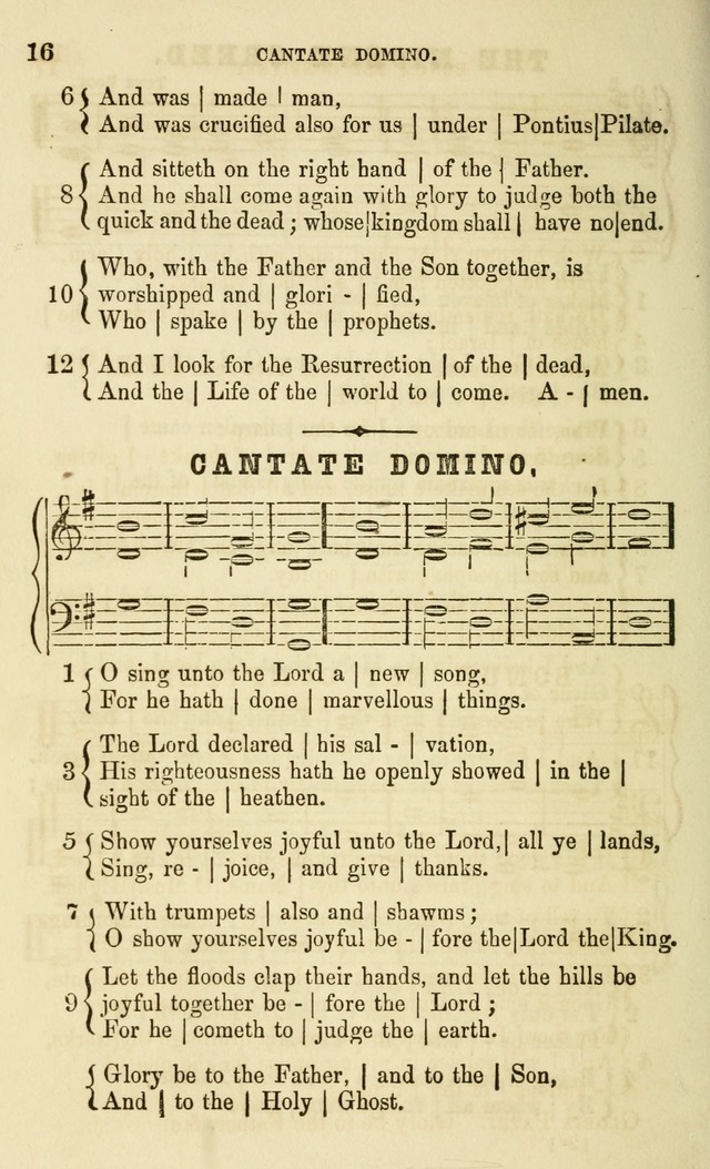 The Sunday School Chant and Tune Book: a collection of canticles, hymns and carols for the Sunday schools of the Episcopal Church page 16