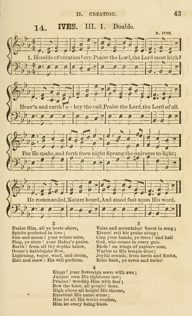 The Sunday School Chant and Tune Book: a collection of canticles, hymns and carols for the Sunday schools of the Episcopal Church page 43