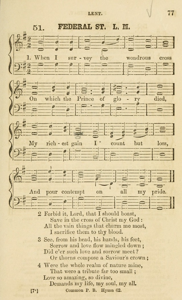 The Sunday School Chant and Tune Book: a collection of canticles, hymns and carols for the Sunday schools of the Episcopal Church page 77