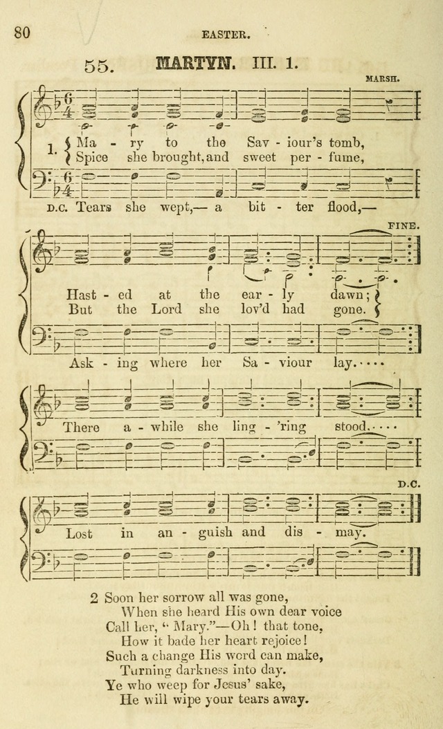 The Sunday School Chant and Tune Book: a collection of canticles, hymns and carols for the Sunday schools of the Episcopal Church page 80