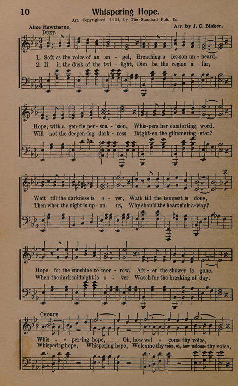 Sacred Solos and Duets: suitable for special music in church service, gospel meetings, Sunday school, Christian Endeavor, etc. page 12