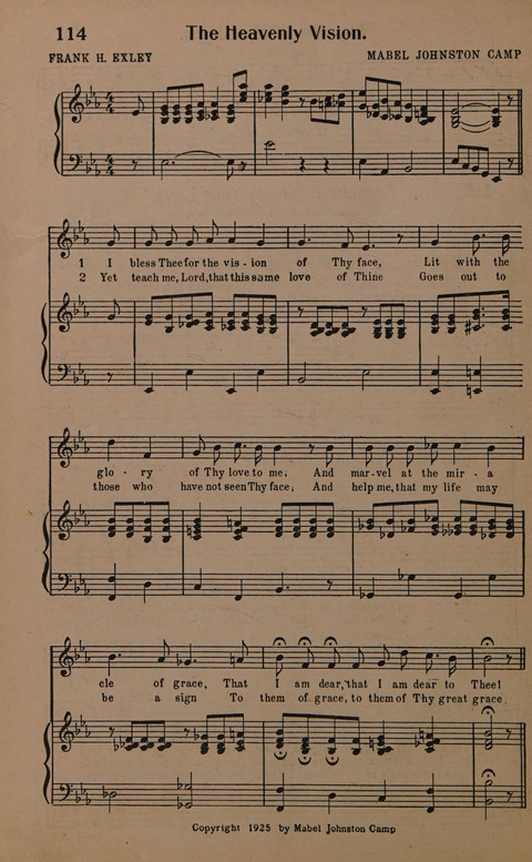 Sacred Solos and Duets: suitable for special music in church service, gospel meetings, Sunday school, Christian Endeavor, etc. page 124