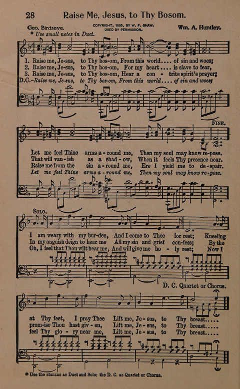 Sacred Solos and Duets: suitable for special music in church service, gospel meetings, Sunday school, Christian Endeavor, etc. page 30