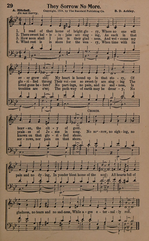 Sacred Solos and Duets: suitable for special music in church service, gospel meetings, Sunday school, Christian Endeavor, etc. page 31