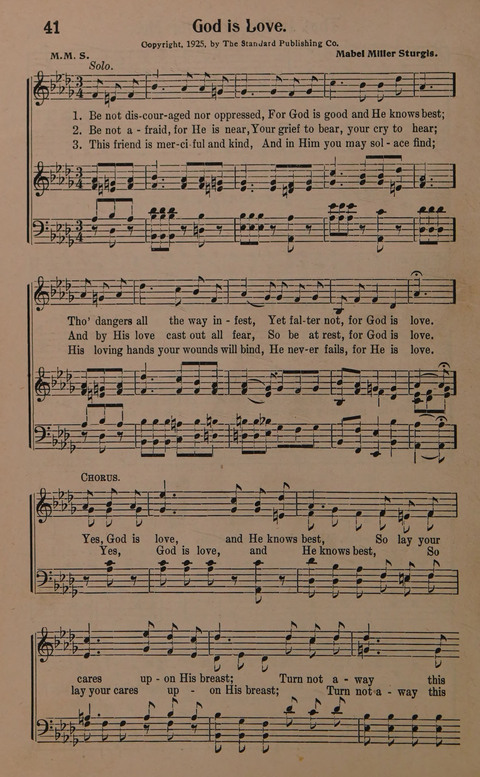 Sacred Solos and Duets: suitable for special music in church service, gospel meetings, Sunday school, Christian Endeavor, etc. page 44