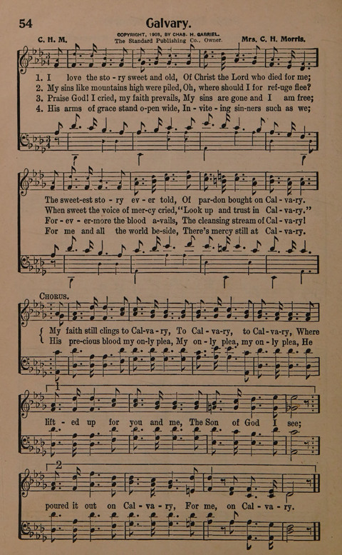 Sacred Solos and Duets: suitable for special music in church service, gospel meetings, Sunday school, Christian Endeavor, etc. page 58