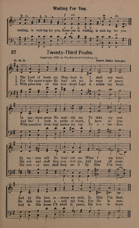 Sacred Solos and Duets: suitable for special music in church service, gospel meetings, Sunday school, Christian Endeavor, etc. page 61