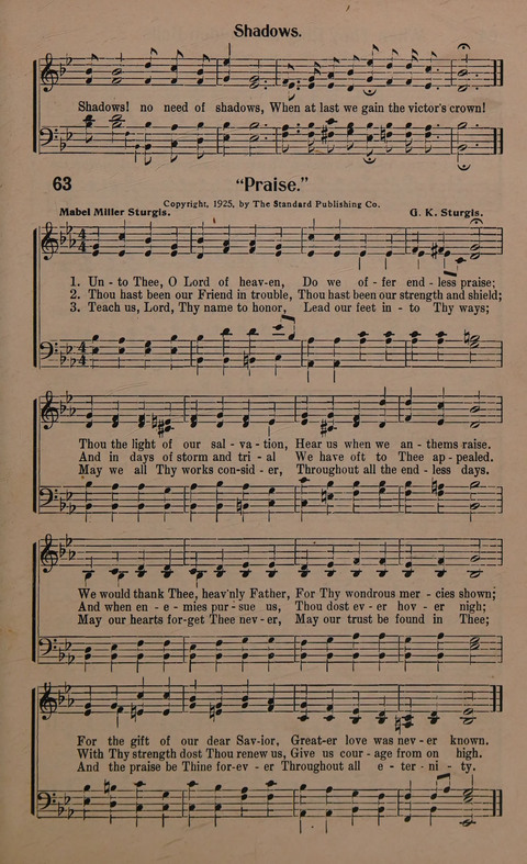 Sacred Solos and Duets: suitable for special music in church service, gospel meetings, Sunday school, Christian Endeavor, etc. page 67