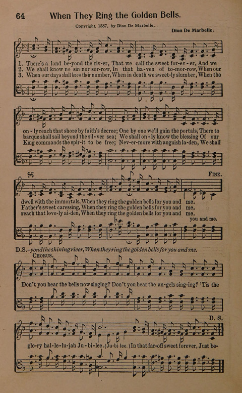 Sacred Solos and Duets: suitable for special music in church service, gospel meetings, Sunday school, Christian Endeavor, etc. page 68