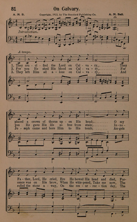 Sacred Solos and Duets: suitable for special music in church service, gospel meetings, Sunday school, Christian Endeavor, etc. page 88