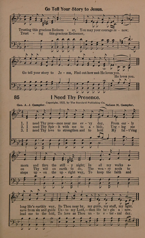 Sacred Solos and Duets: suitable for special music in church service, gospel meetings, Sunday school, Christian Endeavor, etc. page 93