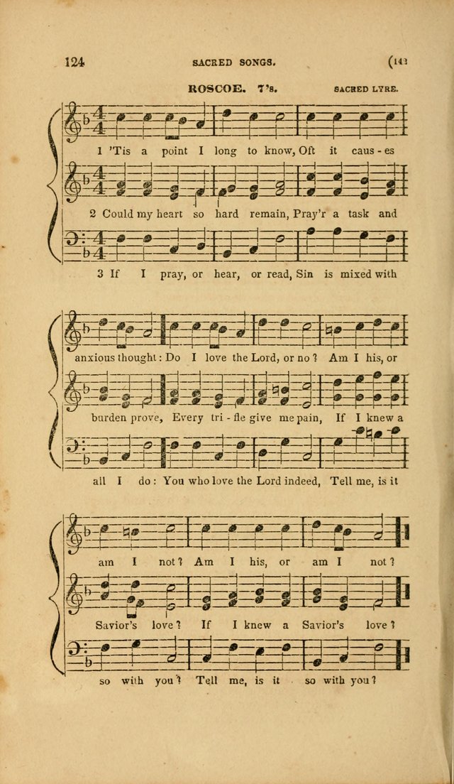 Sacred Songs for Family and Social Worship: comprising the most approved spiritual hymns with chaste and popular tunes page 142
