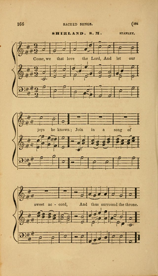 Sacred Songs for Family and Social Worship: comprising the most approved spiritual hymns with chaste and popular tunes page 184