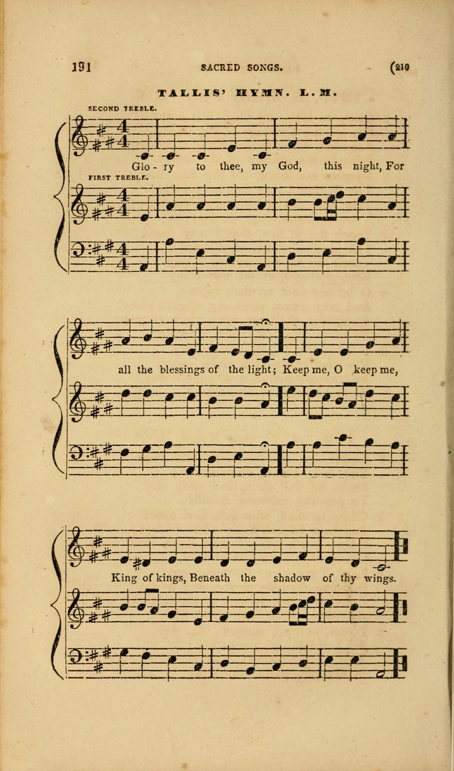 Sacred Songs for Family and Social Worship: comprising the most approved spiritual hymns with chaste and popular tunes page 210