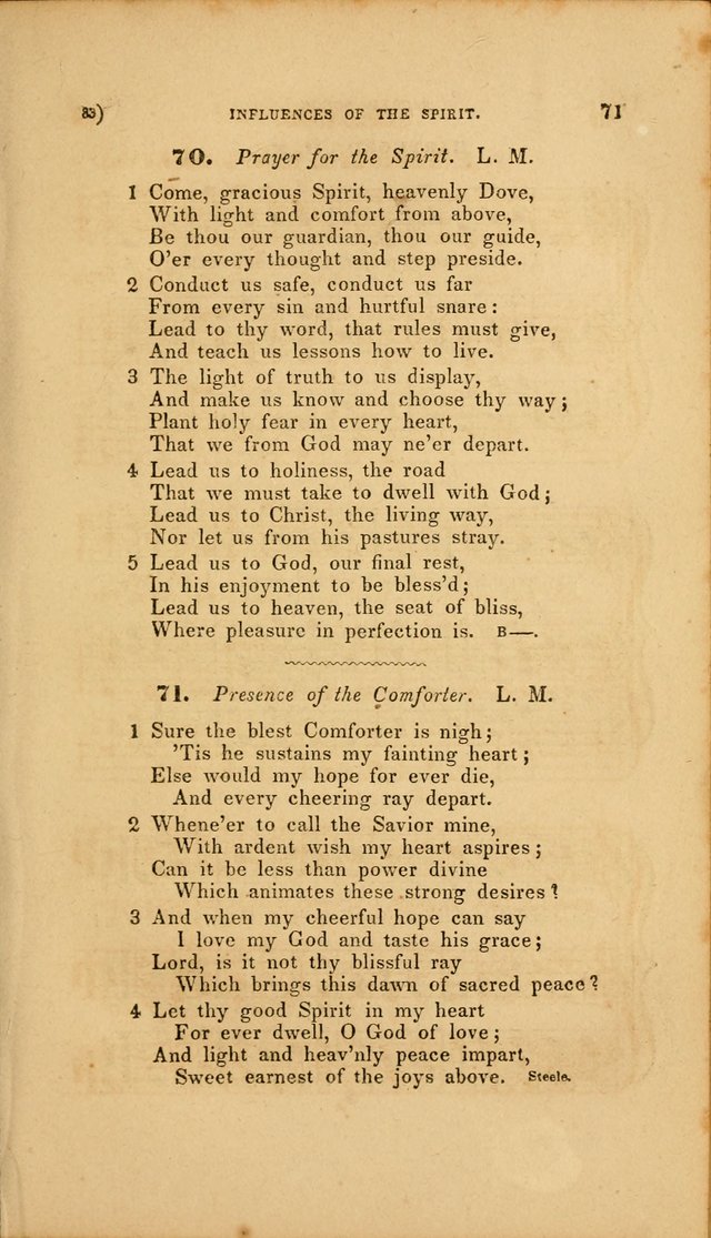 Sacred Songs for Family and Social Worship: comprising the most approved spiritual hymns with chaste and popular tunes page 83