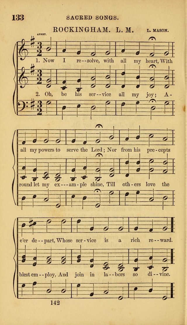 Sacred Songs for Family and Social Worship: comprising the most approved spiritual hymns with chaste and popular tunes ( New ed. rev. and enl.) page 144
