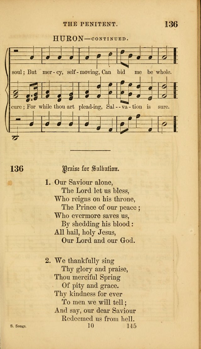 Sacred Songs for Family and Social Worship: comprising the most approved spiritual hymns with chaste and popular tunes ( New ed. rev. and enl.) page 147