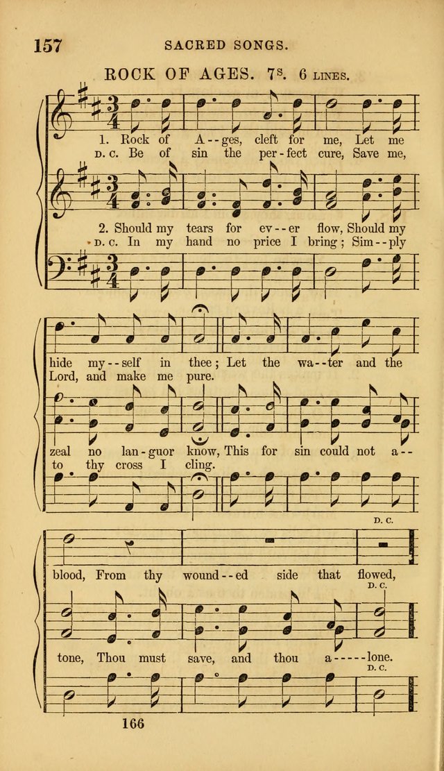 Sacred Songs for Family and Social Worship: comprising the most approved spiritual hymns with chaste and popular tunes ( New ed. rev. and enl.) page 168