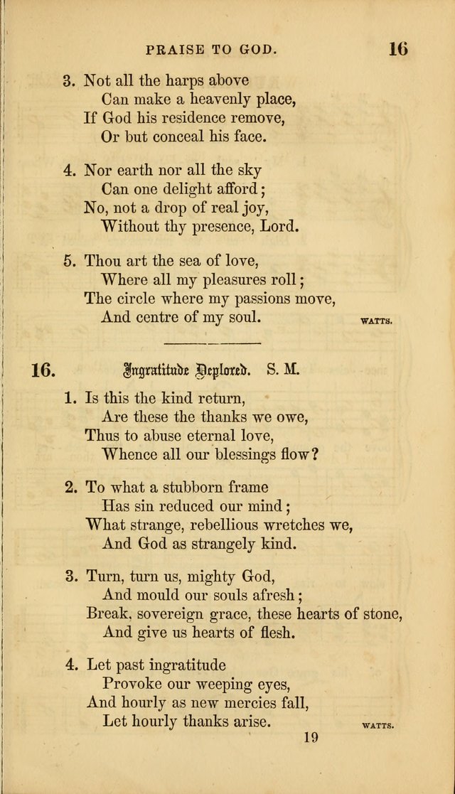 Sacred Songs for Family and Social Worship: comprising the most approved spiritual hymns with chaste and popular tunes ( New ed. rev. and enl.) page 19
