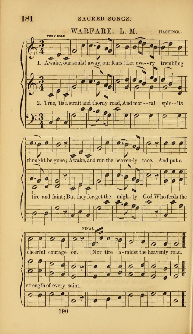 Sacred Songs for Family and Social Worship: comprising the most approved spiritual hymns with chaste and popular tunes ( New ed. rev. and enl.) page 192