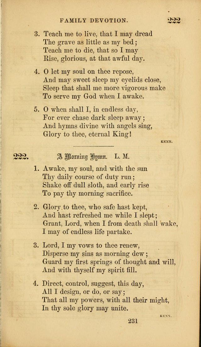 Sacred Songs for Family and Social Worship: comprising the most approved spiritual hymns with chaste and popular tunes ( New ed. rev. and enl.) page 233