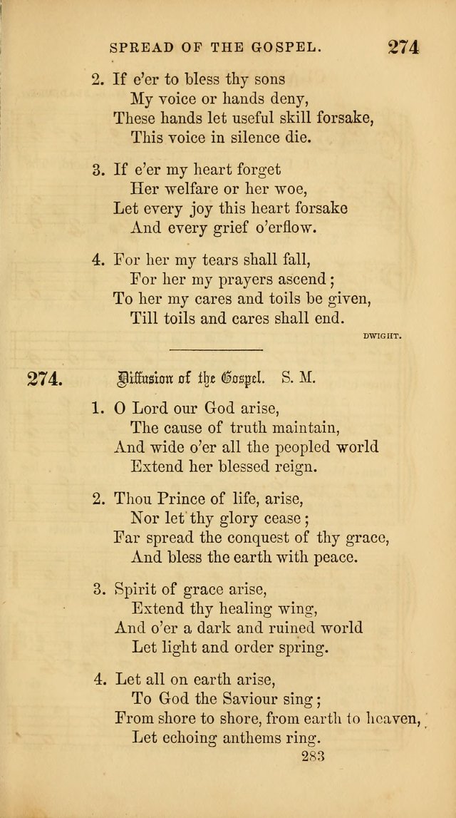 Sacred Songs for Family and Social Worship: comprising the most approved spiritual hymns with chaste and popular tunes ( New ed. rev. and enl.) page 285