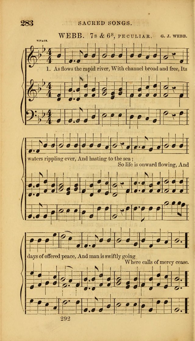Sacred Songs for Family and Social Worship: comprising the most approved spiritual hymns with chaste and popular tunes ( New ed. rev. and enl.) page 294